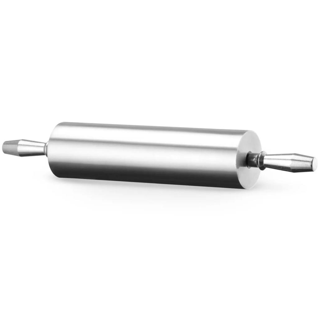Aluminum rolling pin with ball bearings, diameter 90 x 545 mm