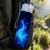 1PC Blue Cosmic Nebula Swirl Space Print 750ml Color Plastic Sports Water Bottle Leakproof Flip Straw Lid Suitable for Sports Office Home Use