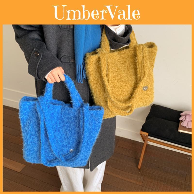 Plush Fashion Single Shoulder Bag For Women With Inner Pouch And Casual Style For Work