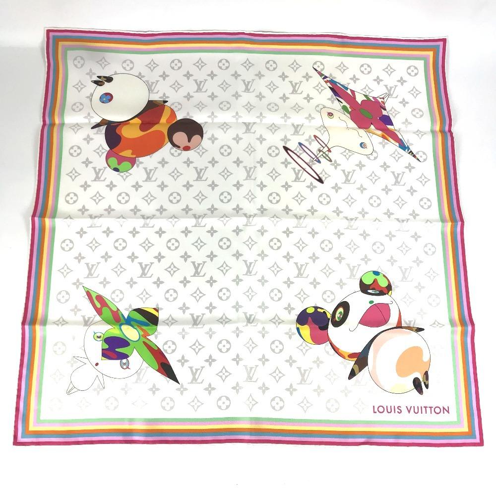 Louis Vuitton M96273 Panda Monogram Superflat Characters Square 70 Scarf Unused