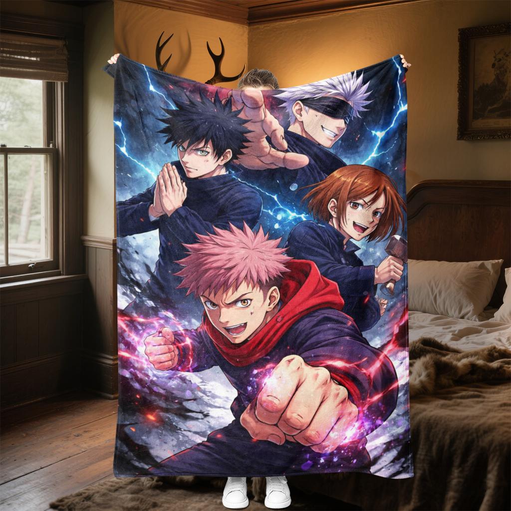Jujutsu Kaisen Characters Soft Comfortable All Seasons Sofa Office Naps Outdoor Travel Perfect Great Gift