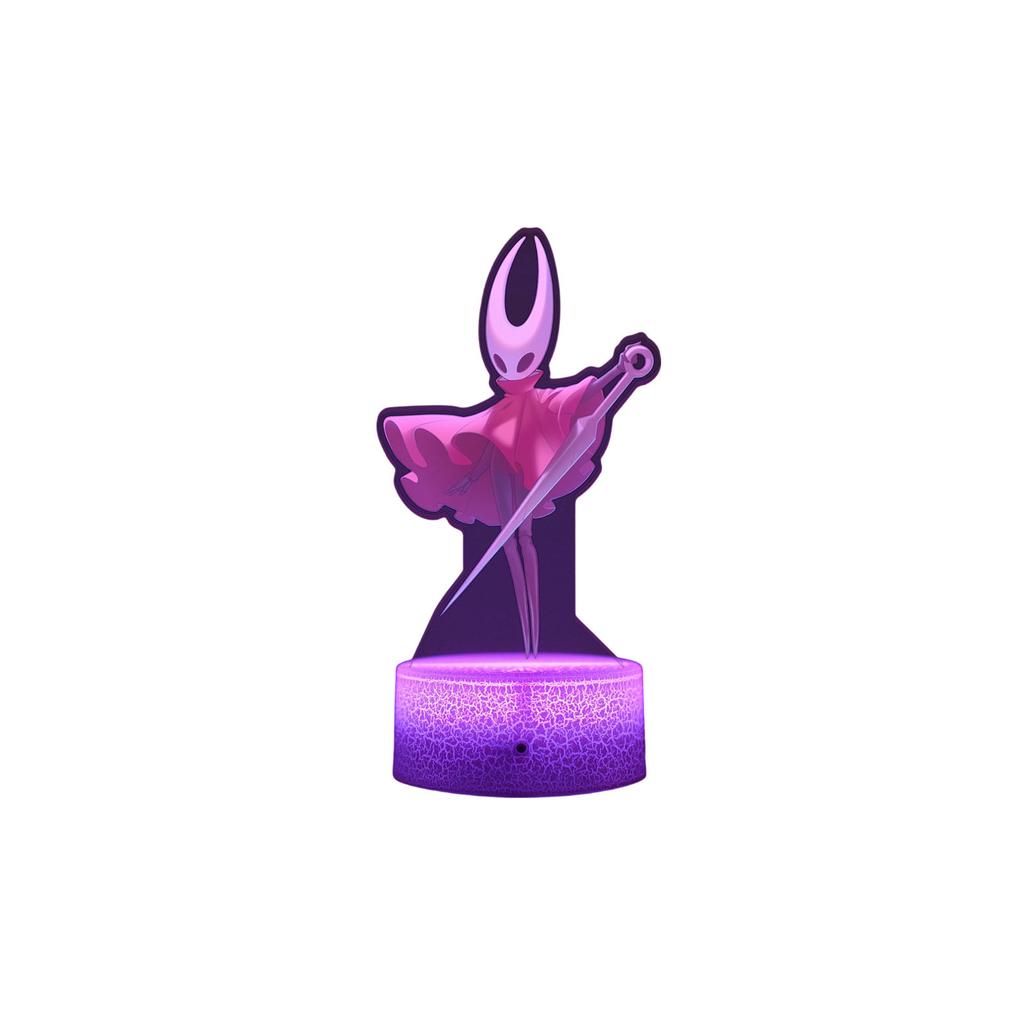 Premium Acrylic Night Lights Collection – Intricate Character-Inspired Designs With Cracked Base, Warm Ambient Glow For Bedrooms, Desks & Shelves,