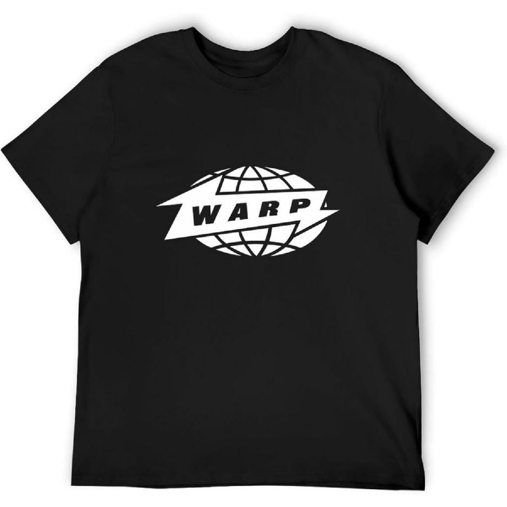 MYCHOME Men's Warp Records T-Shirts Black
