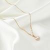 [Onoma] Onm Cubic Necklace 92.5 Silver Mother-of-Pearl Women's Love Heart (37335203)