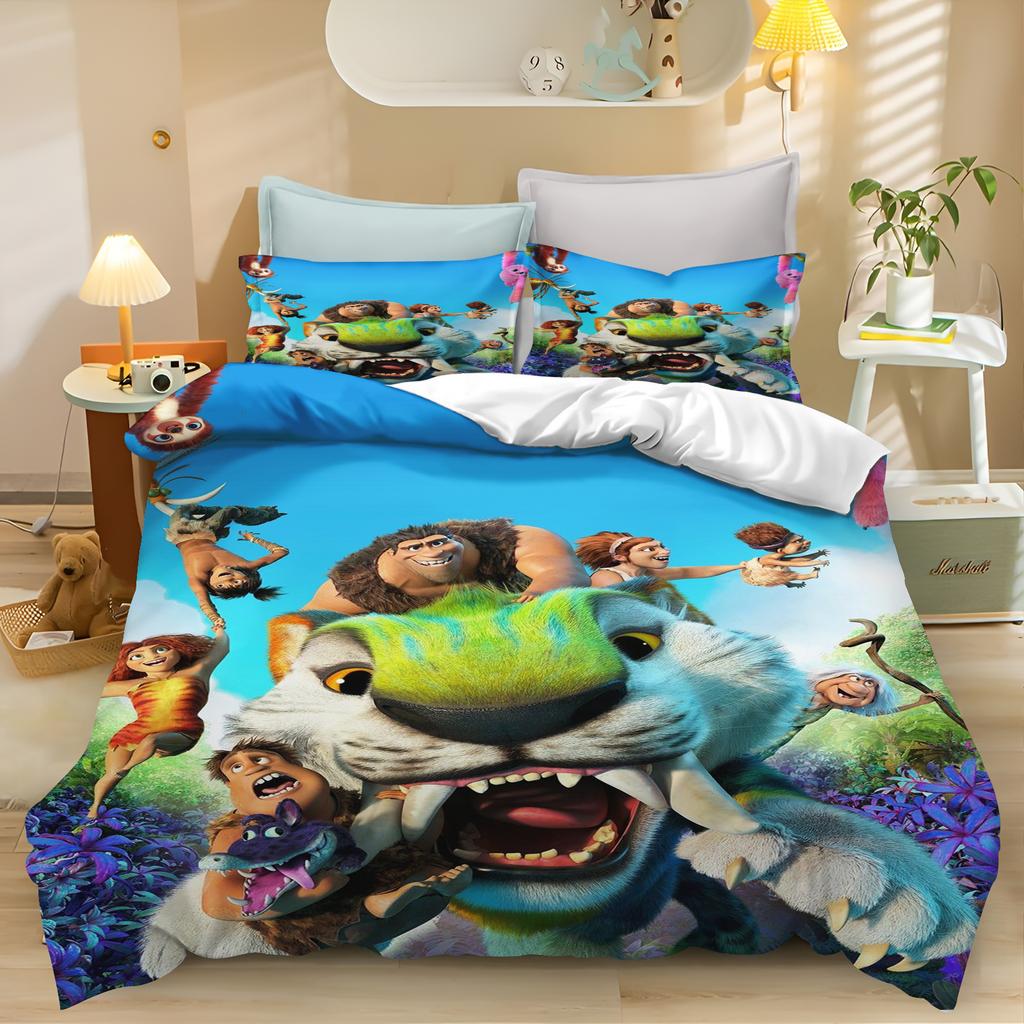 The Croods Xiao Yi Duvet Cover Set Bedding Comforter Sets King Size 3D Children'S Bedding Set