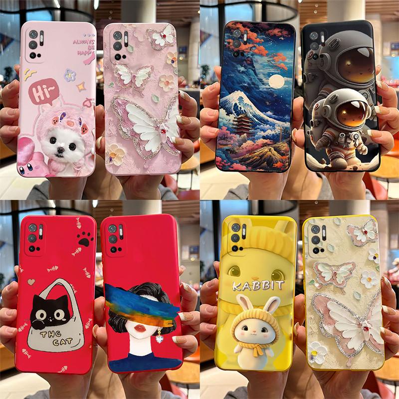 For Xiaomi Poco M3 Pro 5G Case Fashion Butterfly Soft Silicone Phone Cover For Xiaomi Poco M3 Pro PocoM3 M 3 M3Pro Bumper Funda