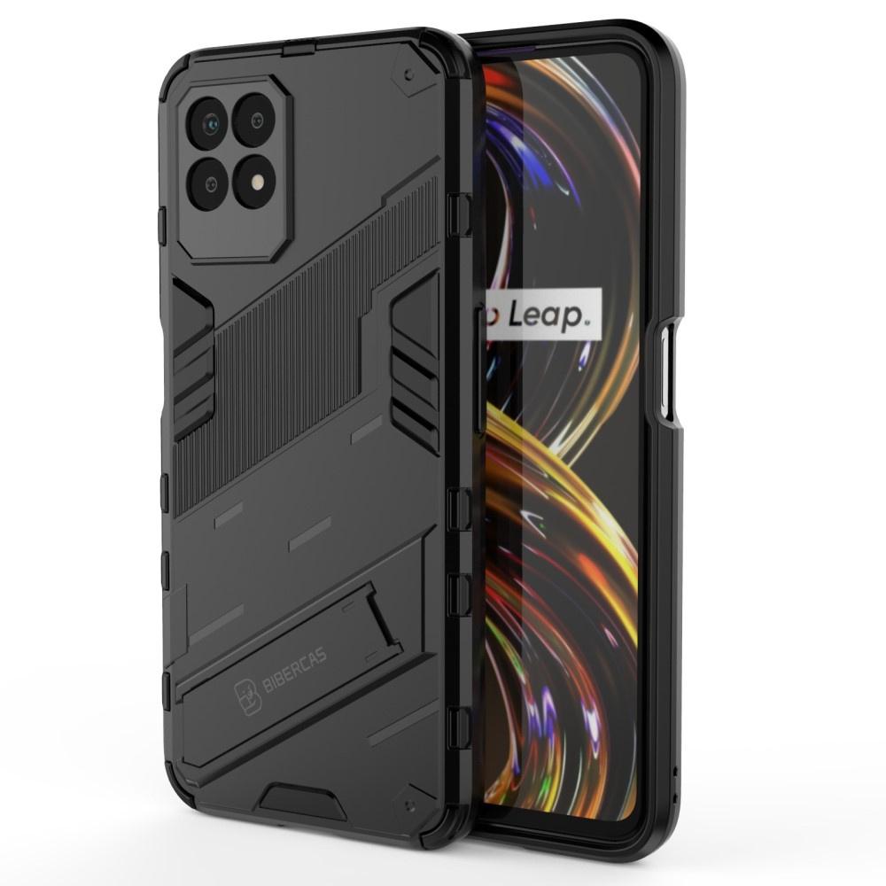 Case for Realme 8i, Military kickstand, black