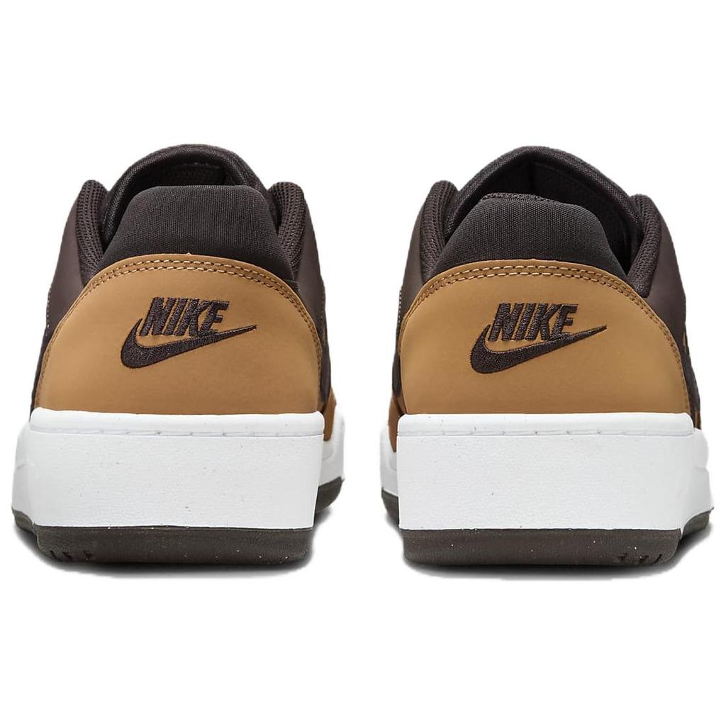 Nike Мужские кроссовки Full Force Low Premium Flax Baroque Brown, белые бархатно-коричневые HF7734-200