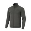 Li Ning Wade Series Sports Casual Simple Solid Color Stand Collar Sweatshirt Men Sweatshirt Graphite-Grey AWDUC33-1