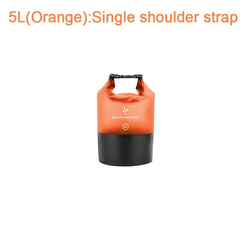 PVC Waterproof Dry Bag 2L/5L/10L/20L Outdoor Diving Foldable Man Women Beach Swimming Bag Rafting River Ocean Backpack