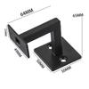 Modern Matte Black Handrail Brackets for For Stairs Stylish and Functional