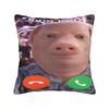 John Pork is calling Pillowcase Accessories Soft Cushion Cover  Pillow Covers Home Decorations Zipper Multiple Sizes