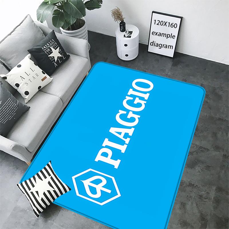 Foot Rug Welcome Floor Mat for Entryway Italy PIAGGIOs Motorcycle Hallway Carpet Kitchen Water Absorbed Rugs Fluffy Home Decor
