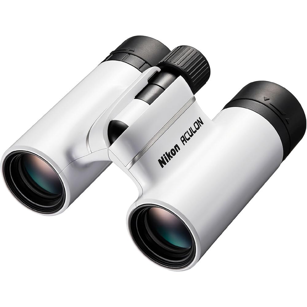 Nikon Aculon T02 8x21 Binoculars, Roof Prism Type, 8x Magnification, 21mm Objective Lens, White (ACULON ACT028X21WH)