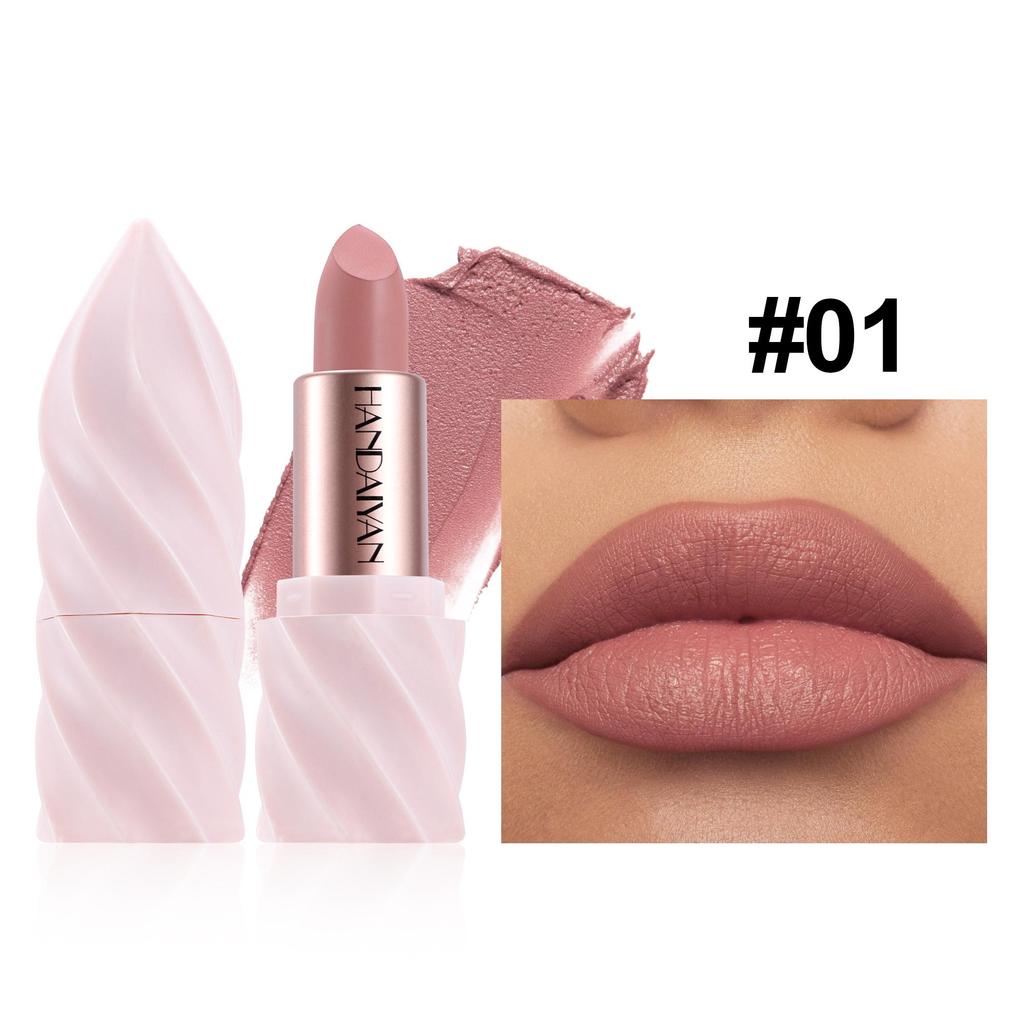 6 Цветов Смелая и Интенсивная Блестящая Металлическая Губная Помада Перламутровый Оттеночный Бальзам для Губ, Стойкий Макияж для Губ Senior с Матовым Покрытием, Подарки