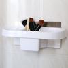 Hair Dryer Rack Comb Holder Bathroom Storage Organizer Self-adhesive Wall Mounted Stand for Shampoo