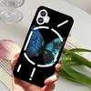Чехол для Nothing Phone 1 Чехол Ударопрочный Черный Бампер Задняя крышка телефона Для Nothing Phone 2 Один два Чехол Funda Nothingphone2