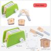 Toaster Kitchen Pretend Play Toaster Machine Cooking Model Set  Children Toys
