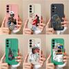 For Samsung M15 A15 A55 A35 S24 Ultra S24+ F15 Phone Cover Cases Fashion Boy Girl High Quality Silicone Soft Camera Protection Capas Bumper For Galaxy