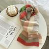 Fashion Multicolor Stripe Scarf Warm Winter Small Narrow Shawl Women Lovely Fashion Casual Scarves For Women