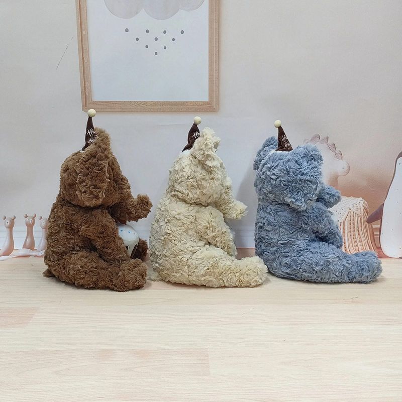 Милый плюшевый слон в сидячей позе, праздничный, компаньон, успокаивающий, подарок на день рождения, слон-кукла на торт, детские игрушки