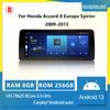 Для Honda Accord CU2 Accord 8 Европа Spirior 2009-2013 Android 15 8-ядерный 12,3-дюймовый Автомобильный Мультимедийный Плеер Стерео Приемник Радио