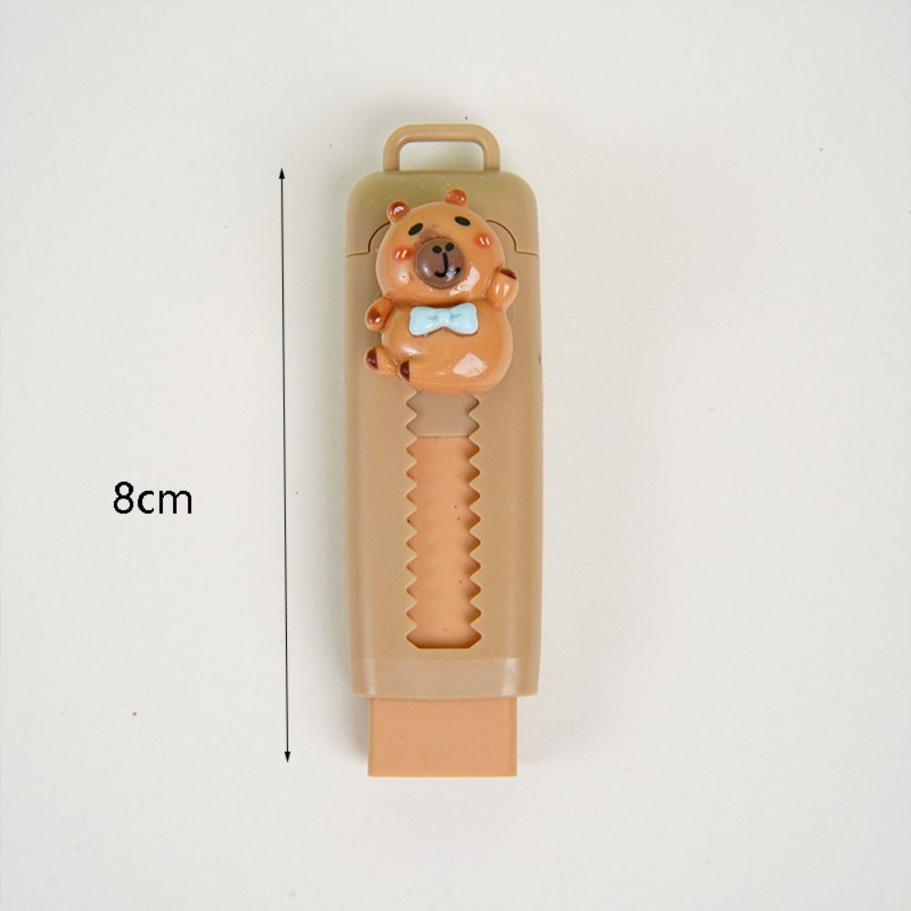 1 шт. Push Pull Capybara ластик милый мягкий 4B школьные принадлежности чистый беспорядок бесплатно канцелярские принадлежности для студентов