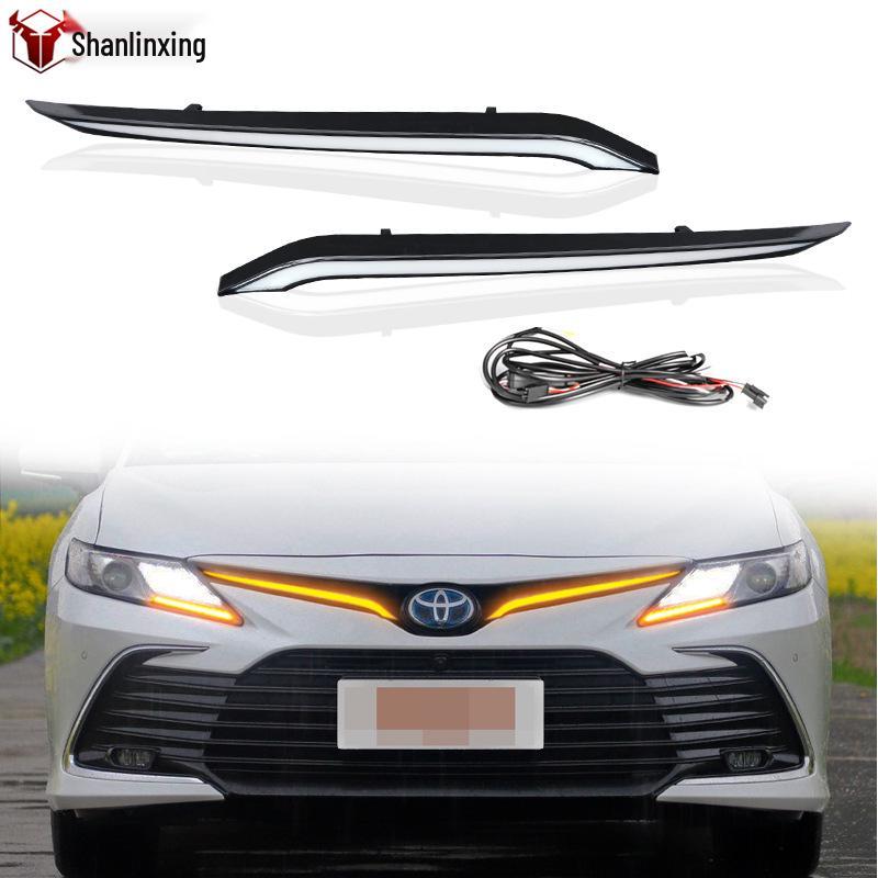 Улучшение освещения решетки радиатора Toyota Camry Luxury/Flagship 2021-2023.