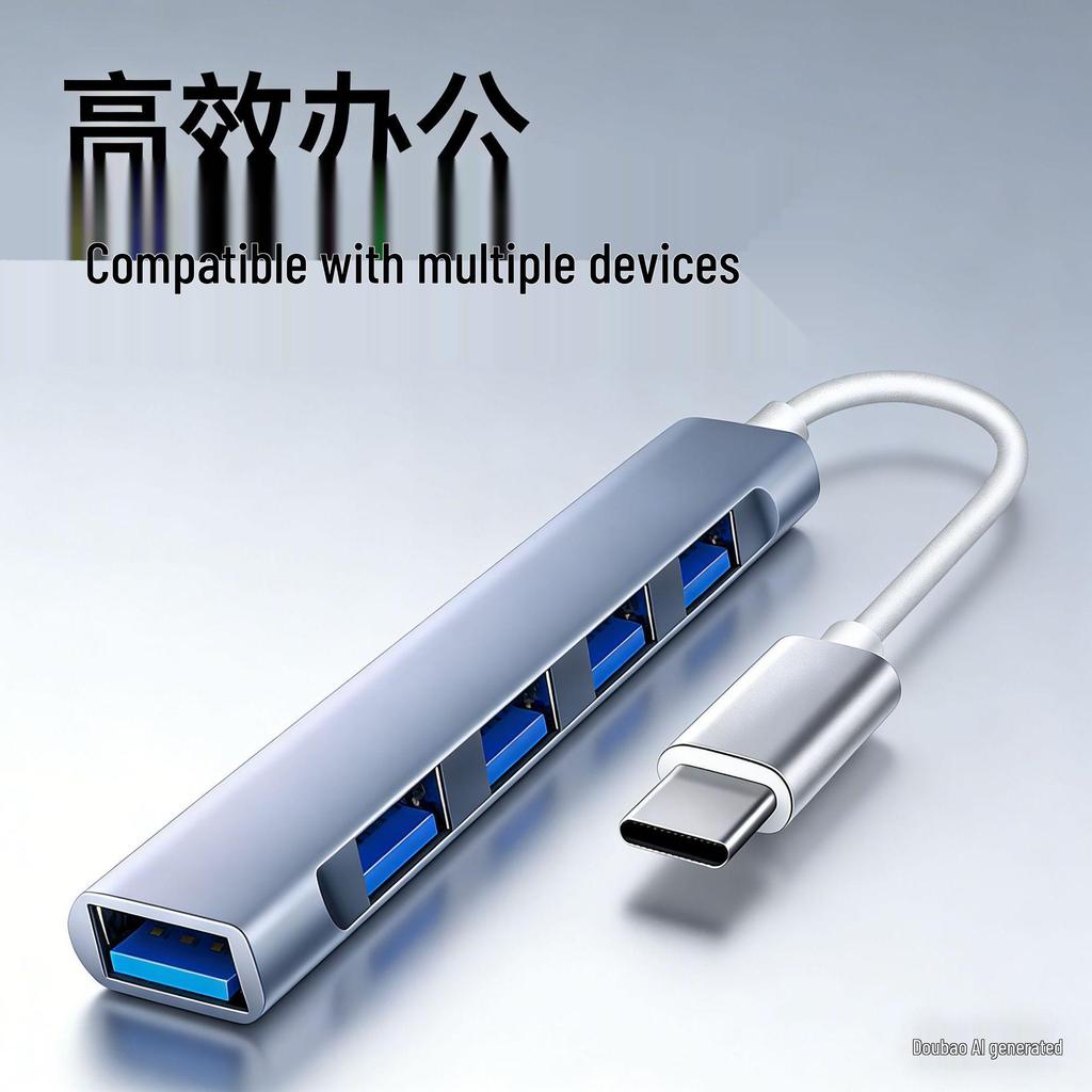 Многопортовый USB-хаб Type-C Док-станция для телефонов и ноутбуков