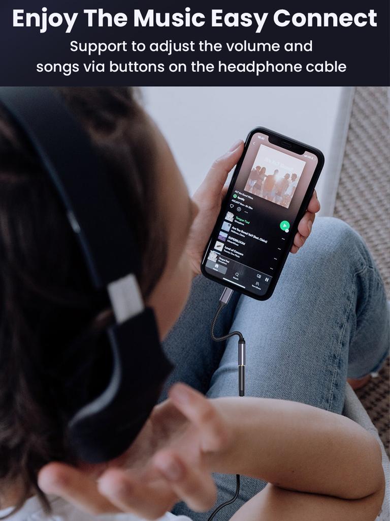 Аудиоадаптер Jack AUX Cable Llightning to 3.5mm Для iPhone 12 13 14 11 Pro XS Max XR 7 8 Разъем для наушников Аудиоаксессуары