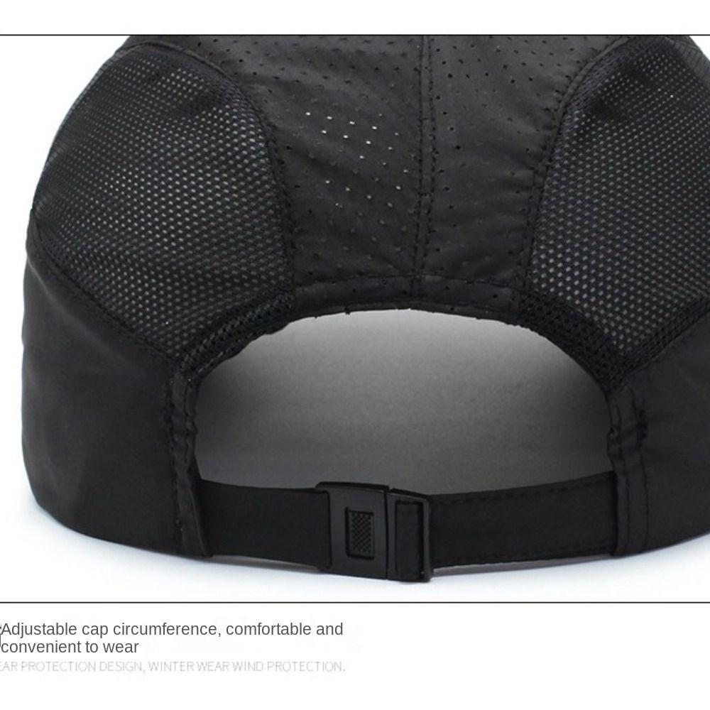 Casual Baseball Cap Breathable Quick Dry Hat Fashion Golf Tennis Cap Men Women