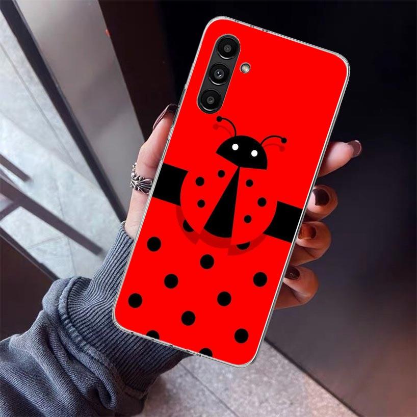 Insect Seven-Star ladybug Phone Case For Samsung Galaxy A17 A16 A15 A14 A13 A57 A56 A55 A54 A53 A37 A36 A35 A34 A33 A26 A25 A24