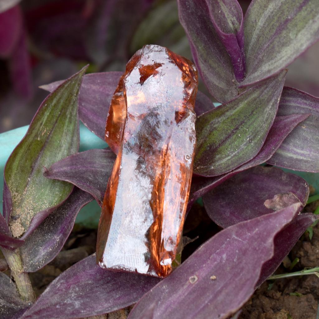 Uncut Rough Gemstone 283.85 Carat Natural Orange Sapphire   Raw Rough