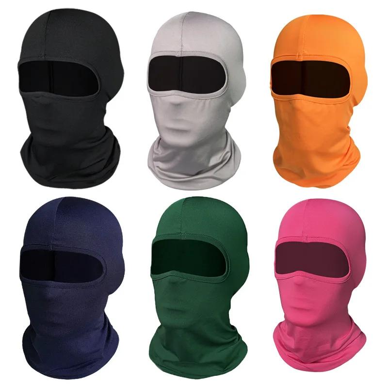 Summer Balaclava Biking Caps Sport Full Face Cover Bicycle Motorcycle Sunscreen Wind Resistant Dust Resistant Tactical Hiking Neck Gaiter