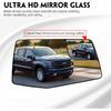 Passenger Right Side Door Heated Mirror Glass With Rear Holder Convex Blind Spot Glass For Chevy Silverado 1500 And GMC Sierra 1500 -2024 Replace#