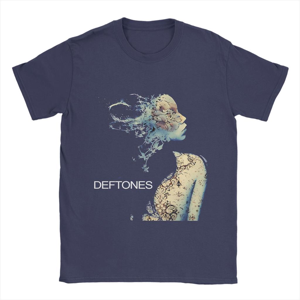 D-Deftones Футболки Мужские 100% Хлопок Винтажные Футболки С Круглым Вырезом Футболка С Коротким Рукавом Одежда Подарок на День Рождения