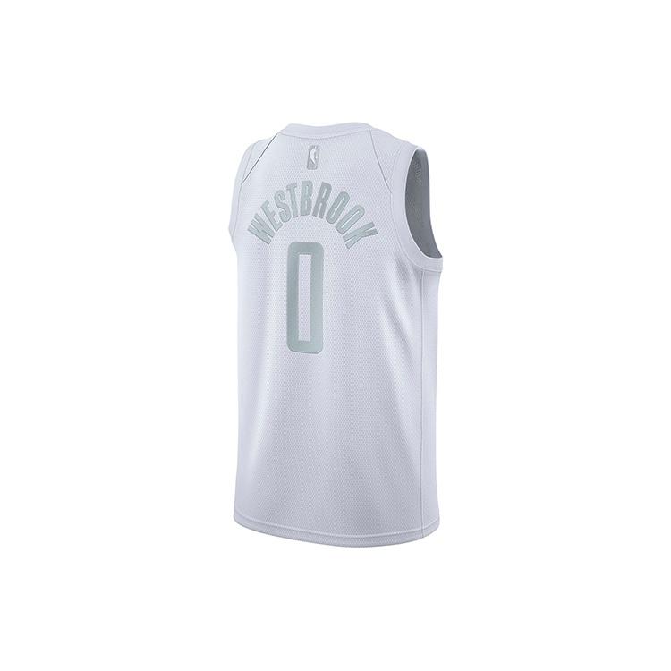 Nike NBA Basketball Jersey/Vest houston rockets Russell Westbrook 0 White Men's CT4210-100