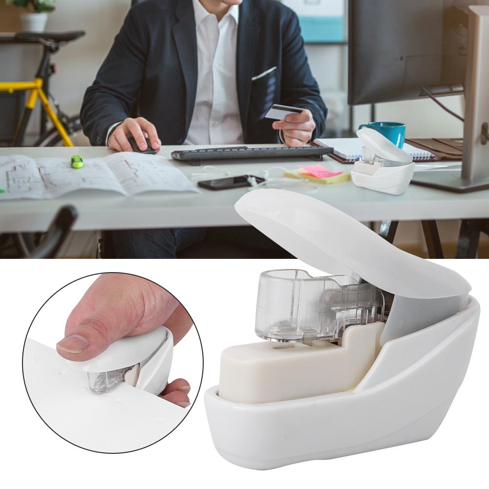 Степлер без скоб, экономящий труд, степлер без иглы, офисный аксессуар для школы