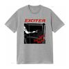 Exciter Heavy Metal Maniac Music T Shirt for Rock Fans vintage Washed fashion Breathable streetwear Stretched graphic Soft