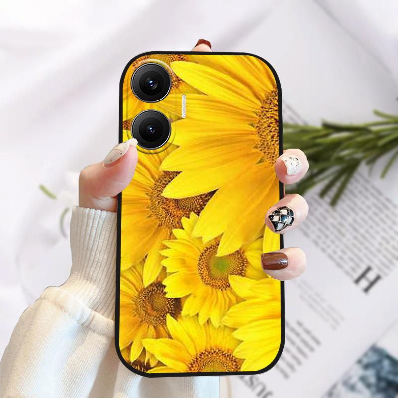 Ударопрочный TPU чехол для Xiaomi Poco F7 5G Защитный чехол Мягкий силиконовый чехол для телефона для Xiaomi POCOF7 Защитный корпус Coque Funda