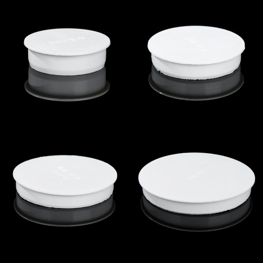 Water Pipe Fitting Round Hose End Connectors Decor Covers PVC Pipe Cap Fall Tube Insert Plugs