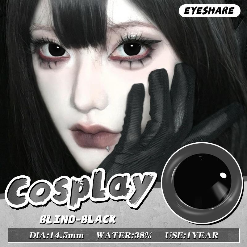 Eyeshare 1 пара цветных контактных линз для Хэллоуина, линзы для косплея, линзы для аниме-аксессуаров, цветные контактные линзы на год