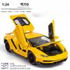 1:24 LP770-4 Alloy Sports Car Model Diecast Metal Toy Vehicles Car Collection High Simulation Sound Light Gift