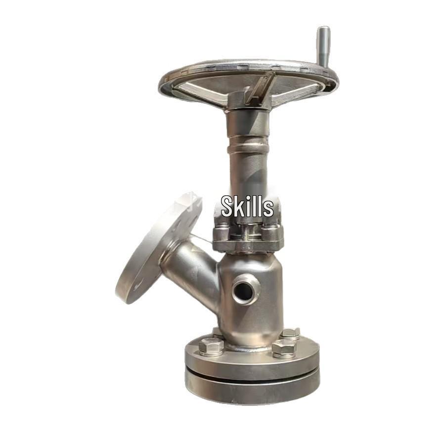 Piston Flange 304 Sampling Valve with Manual Steam/Thermal Oil Insulation