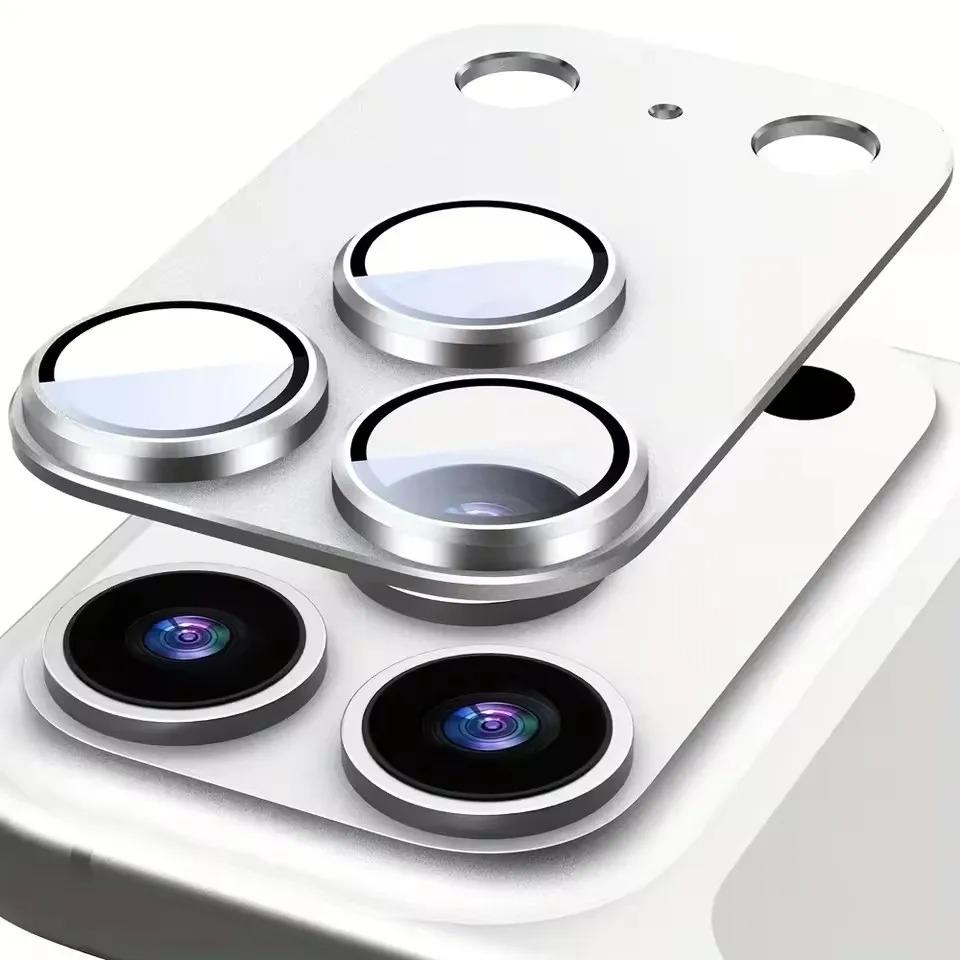 Металлическая Алюминиевая Сплавная Защитная Пленка для Камеры Для iPhone 17 Pro Max 17 Pro Защитная Крышка Задней Линзы Защитный Колпачок Пленка для Линзы