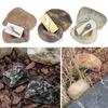 Garden Fake Stone Key Hider Storage Box Outdoor Yard Lawn Simulated Rock Resin Statue Decoration House Spare Key Secret Holder Container