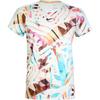 Футболка Court Dri-FIT Slam Color Block Printed Round Neck Sports Short Sleeve T Shirt Men Tops Coconut-Milk DX5526-113