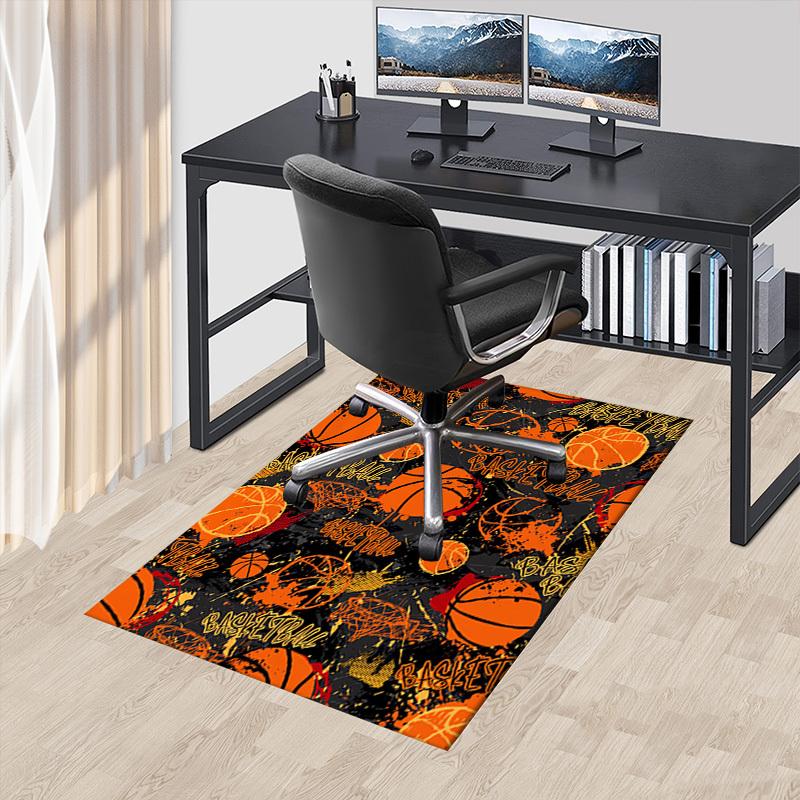 Office Carpet Basketball Theme Design, Sofa Rug, Chair Mat Protection