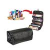 Roll Cosmetics Organizer Makeup Bag Foldable Hanging Toiletries Pockets Compartment Travel Kit