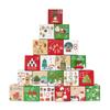 24Pcs Small Gift Candy Box 24 Days Packaging Bags  New Year Celebration